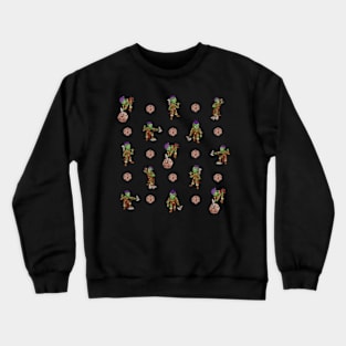 Barbarian Pattern Crewneck Sweatshirt